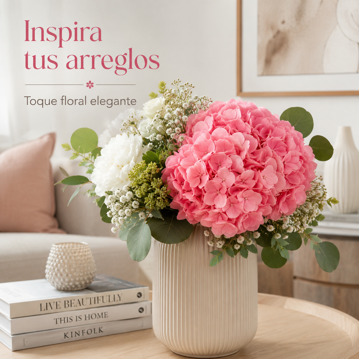 HORTENSIA NATURAL PRESERVADA