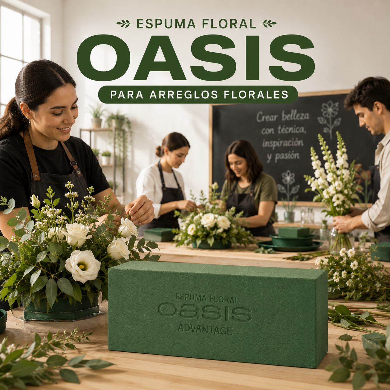 6 Tabiques de Espuma Floral Oasis