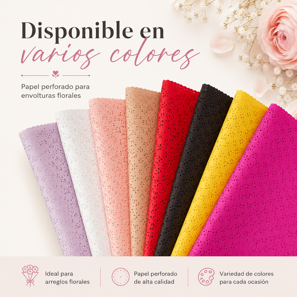 PAPEL COREANO PERFORADO