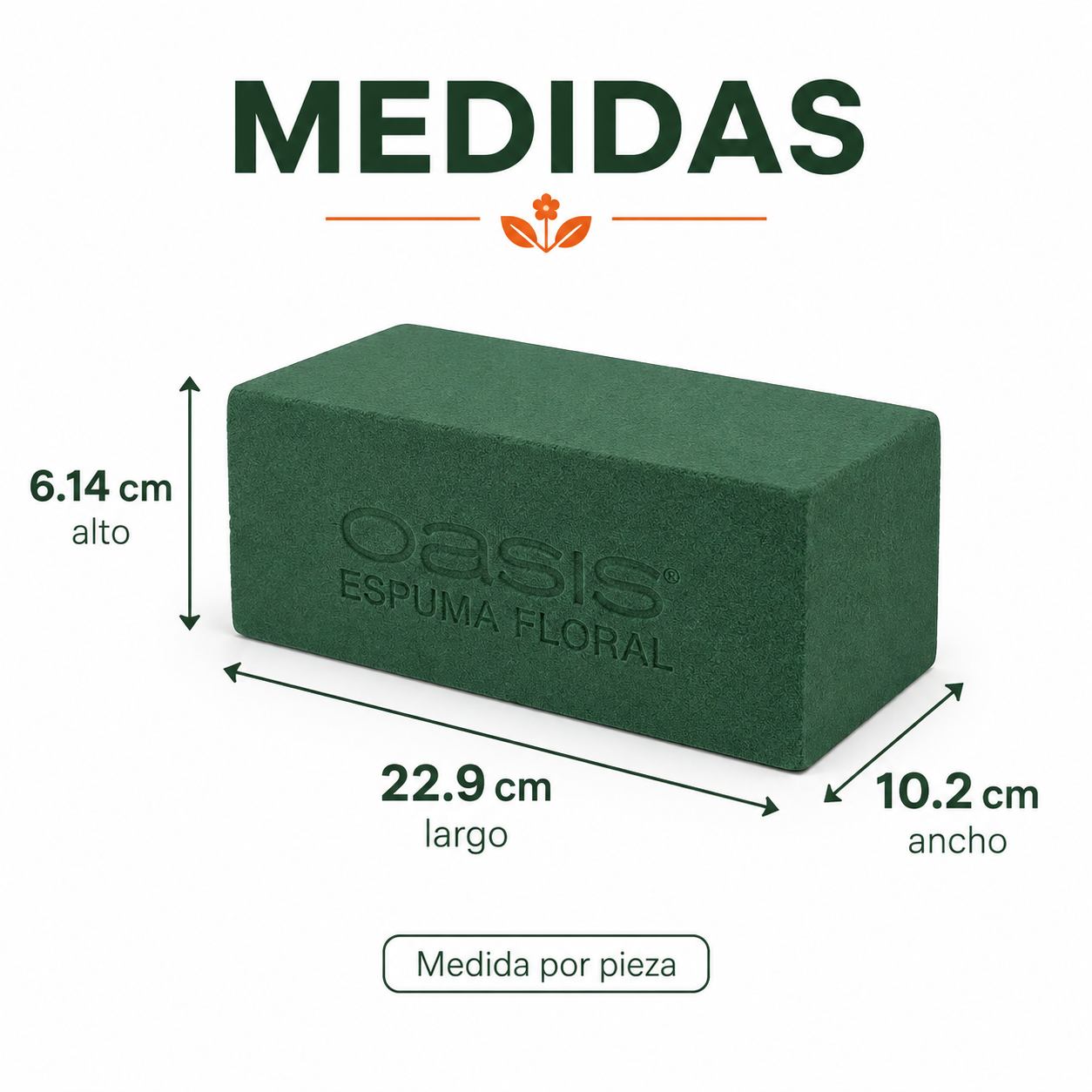 TABIQUE DE OASIS MAGNA 54 PIEZAS CAJA COMPLETA
