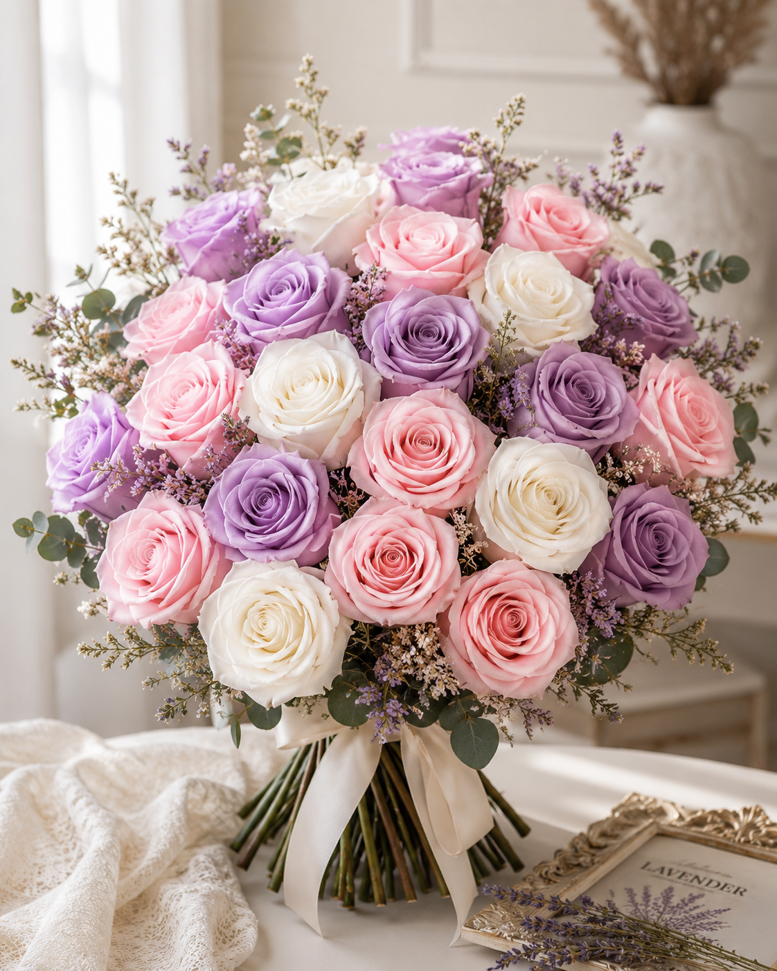 ROSA ETERNA 6 PIEZAS