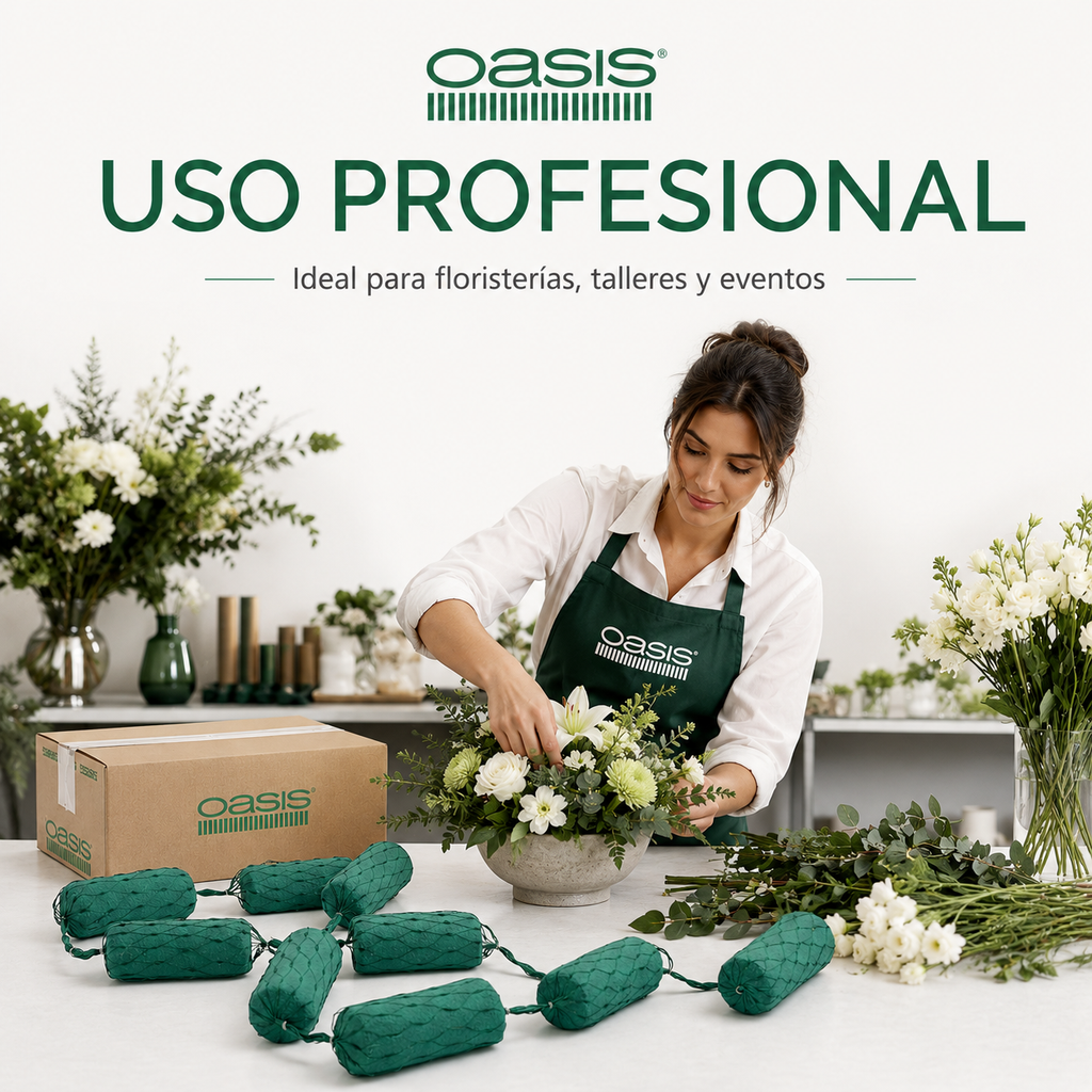 GIRNALDA DE ESPUMA FLORAL 10 METROS OASIS