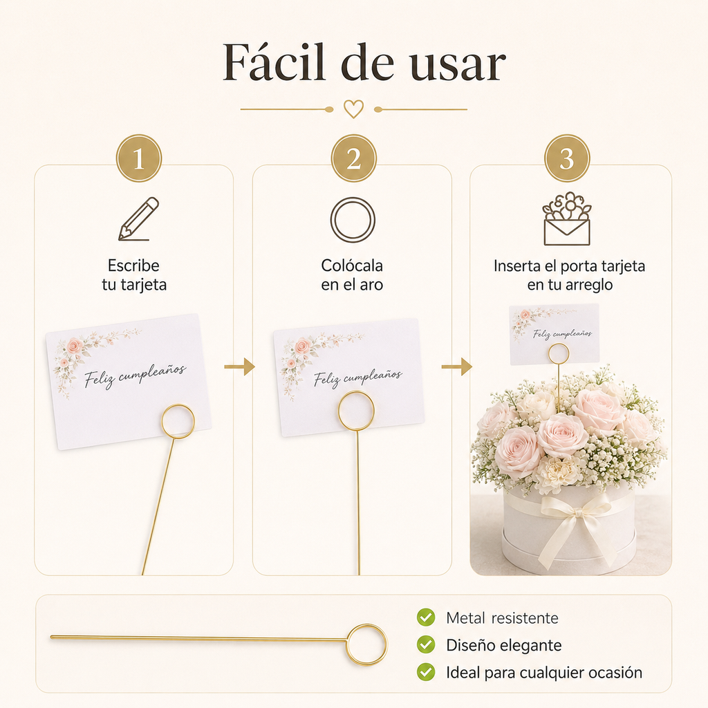 PORTA TARJETAS METALICO