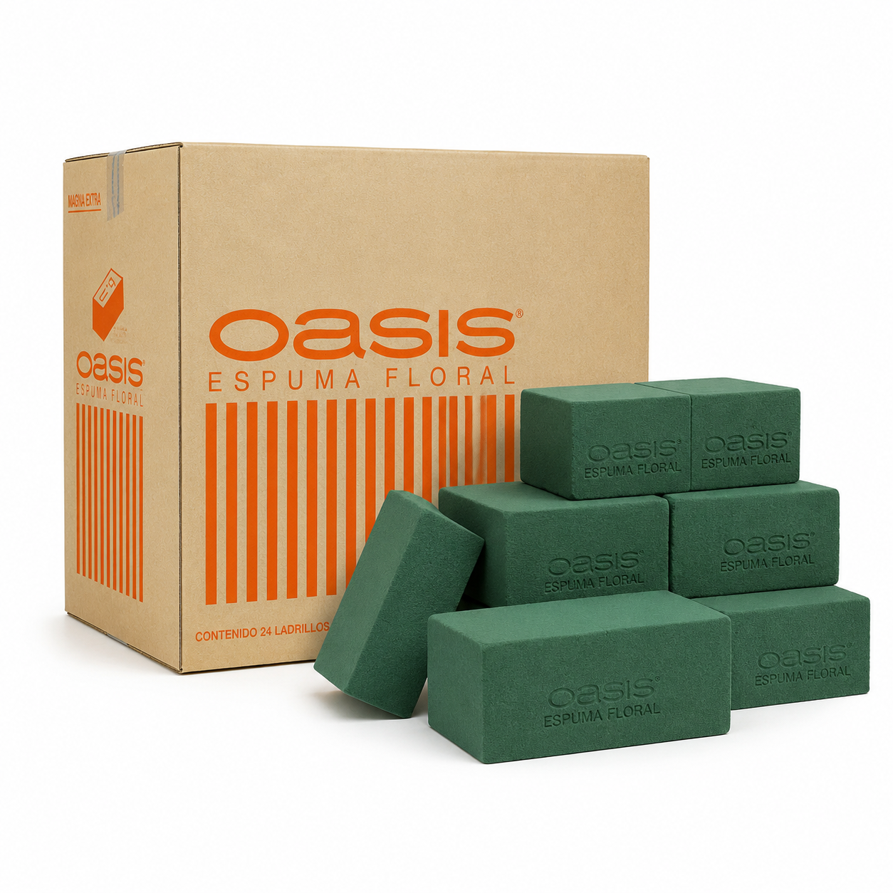 TABIQUE DE OASIS MAGNA 54 PIEZAS CAJA COMPLETA